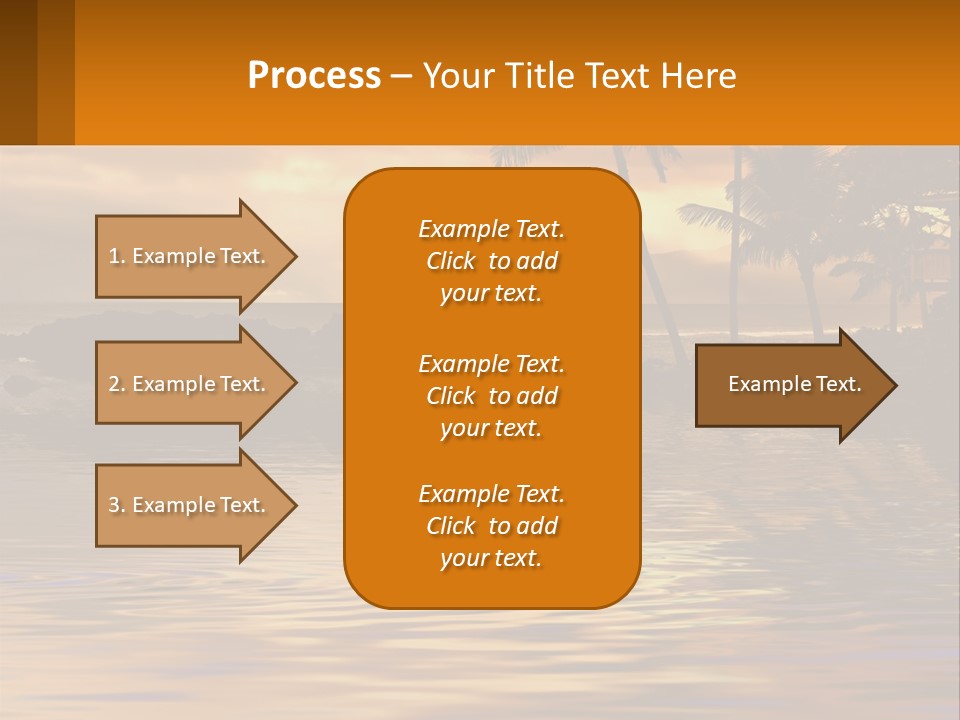 Warm Palm Tropical PowerPoint Template