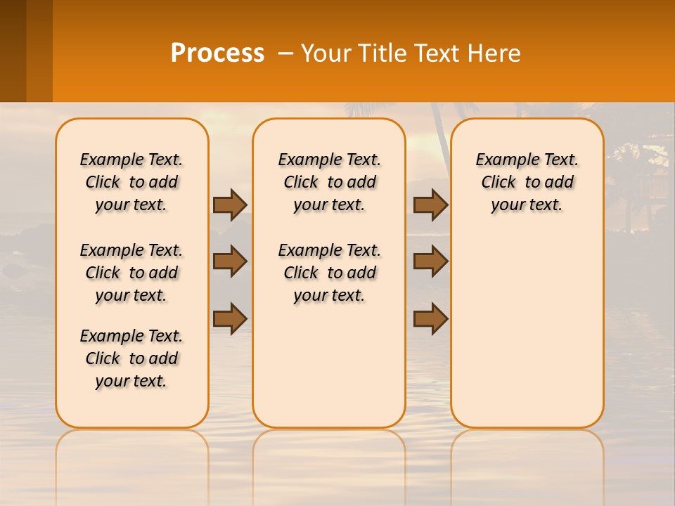 Warm Palm Tropical PowerPoint Template