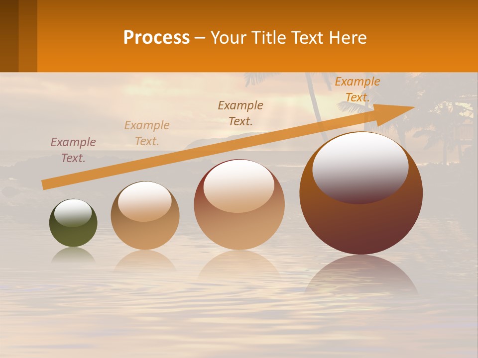 Warm Palm Tropical PowerPoint Template