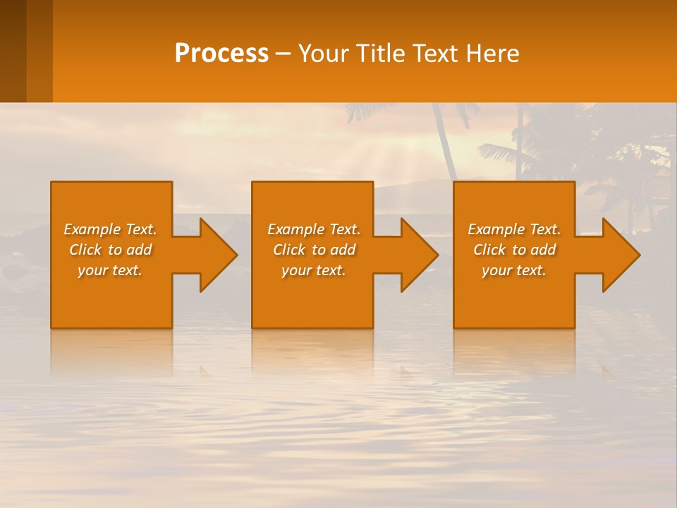 Warm Palm Tropical PowerPoint Template