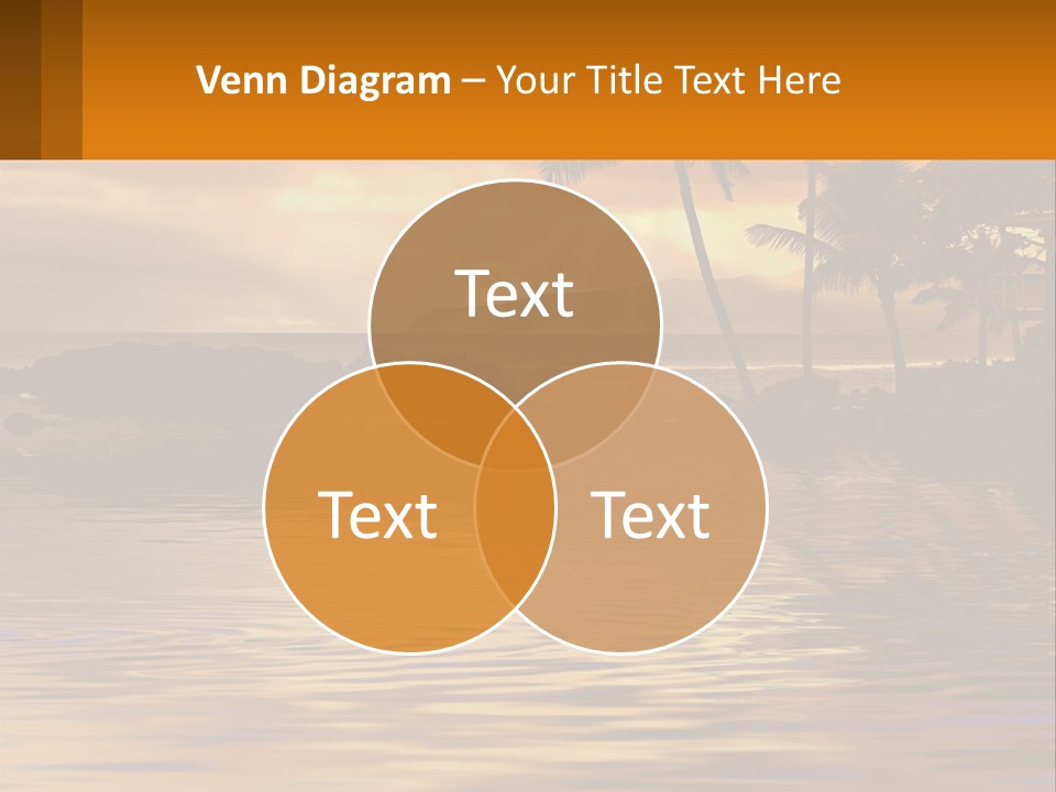 Warm Palm Tropical PowerPoint Template