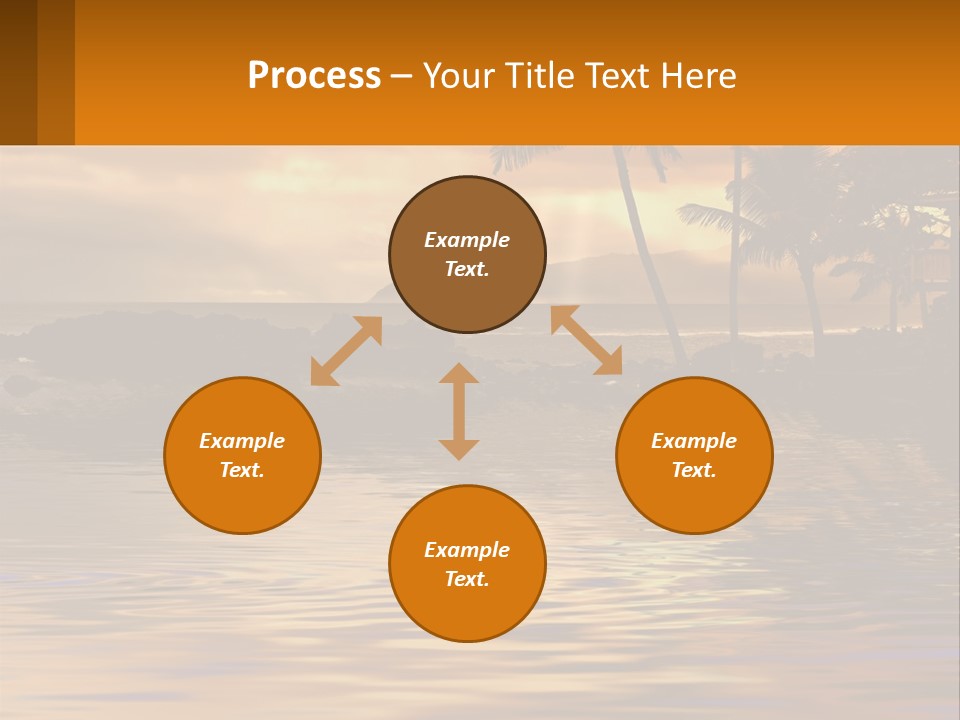 Warm Palm Tropical PowerPoint Template