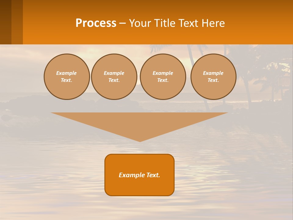 Warm Palm Tropical PowerPoint Template