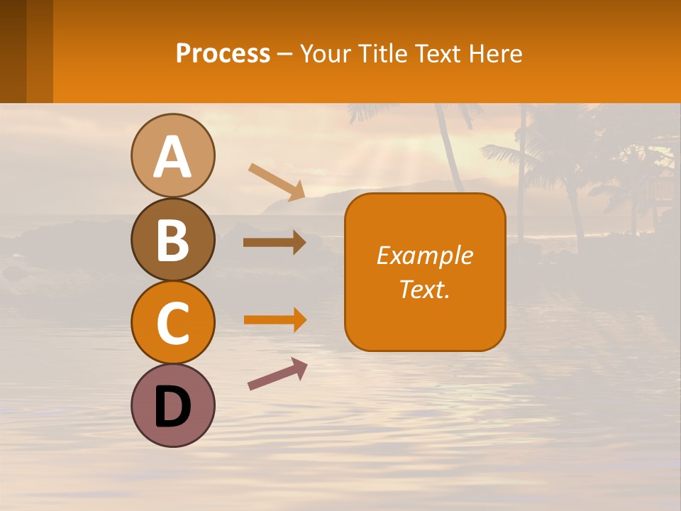 Warm Palm Tropical PowerPoint Template