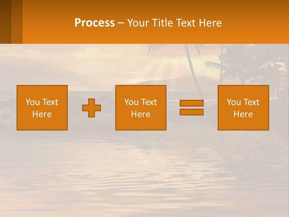 Warm Palm Tropical PowerPoint Template