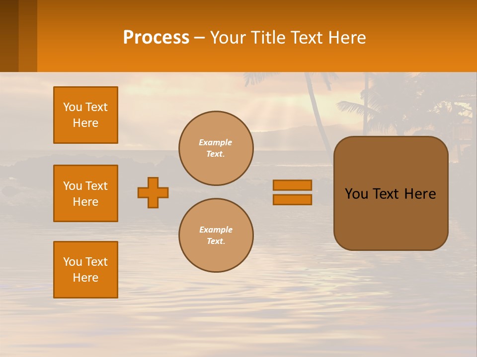 Warm Palm Tropical PowerPoint Template