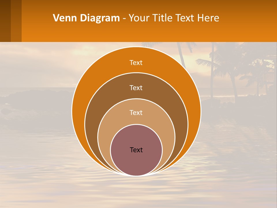 Warm Palm Tropical PowerPoint Template