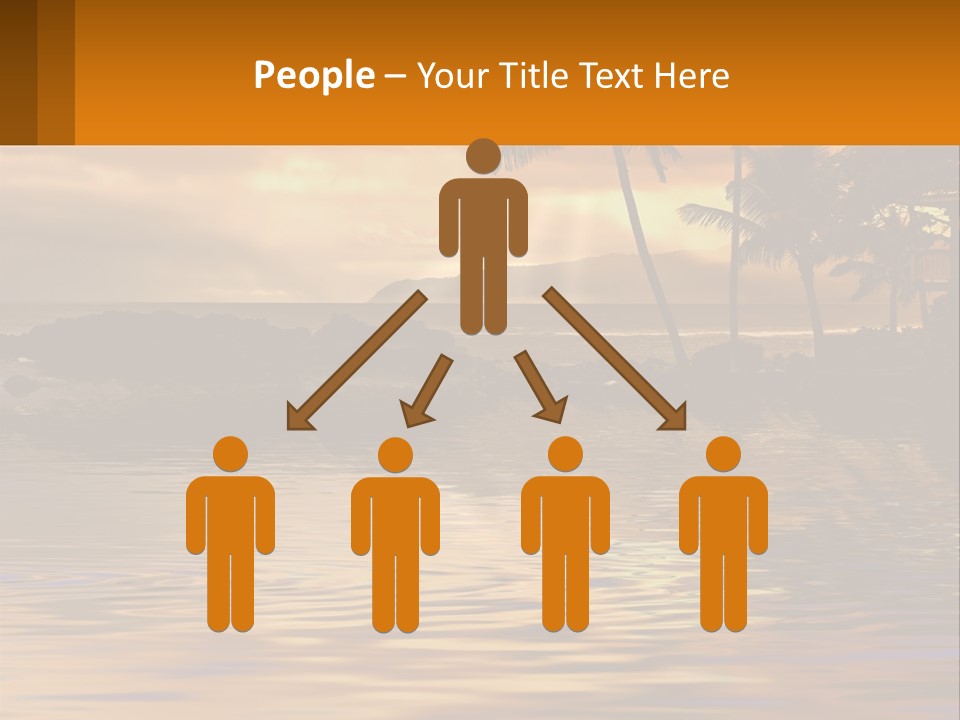 Warm Palm Tropical PowerPoint Template