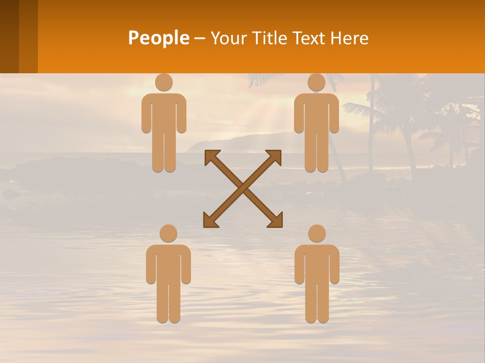 Warm Palm Tropical PowerPoint Template