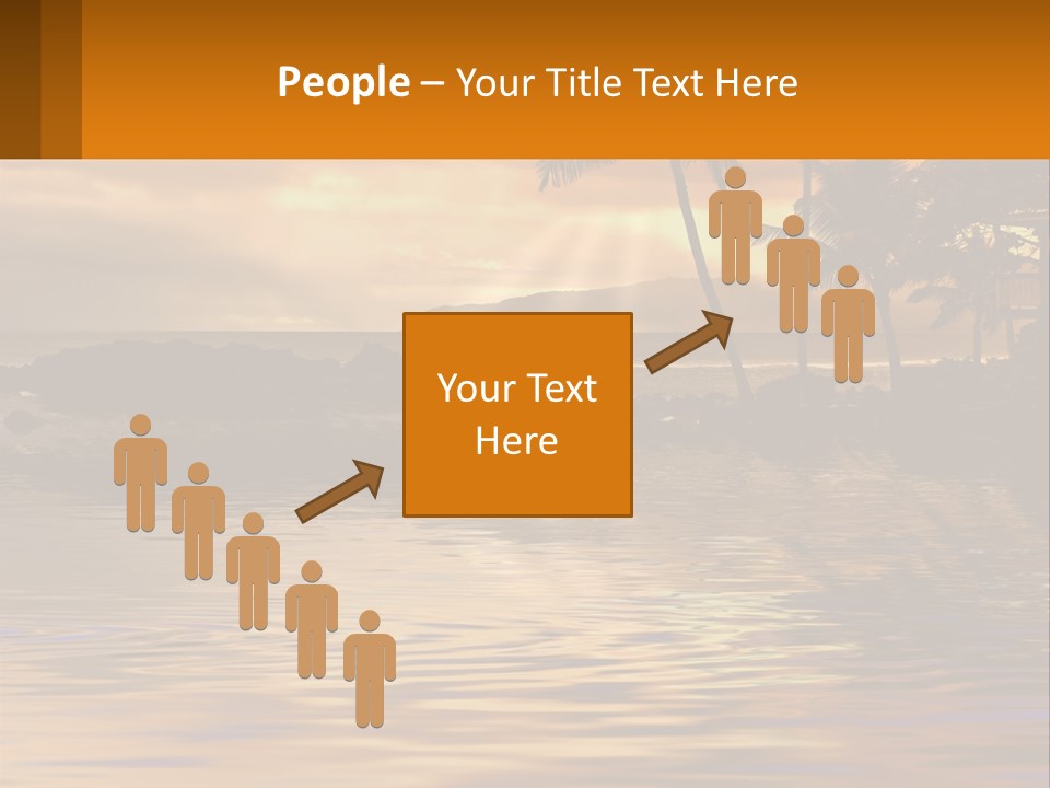Warm Palm Tropical PowerPoint Template