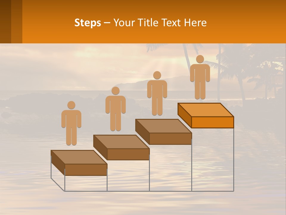 Warm Palm Tropical PowerPoint Template