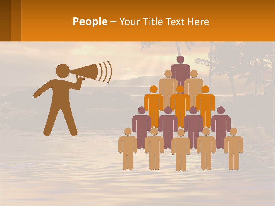 Warm Palm Tropical PowerPoint Template