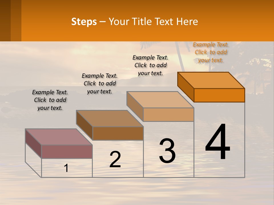Warm Palm Tropical PowerPoint Template