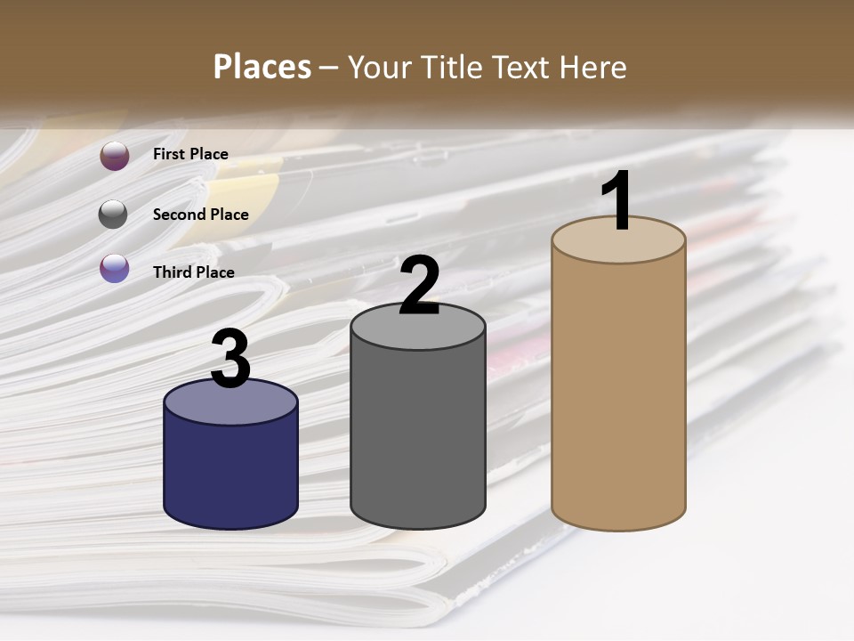 Magazine Leisure Learning PowerPoint Template