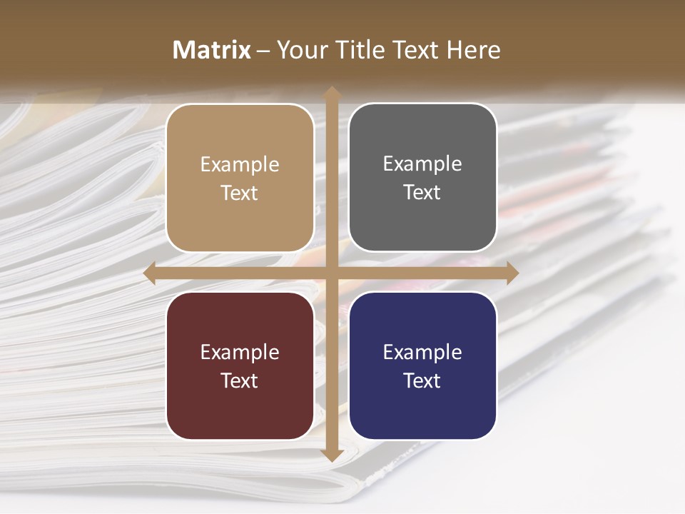 Magazine Leisure Learning PowerPoint Template