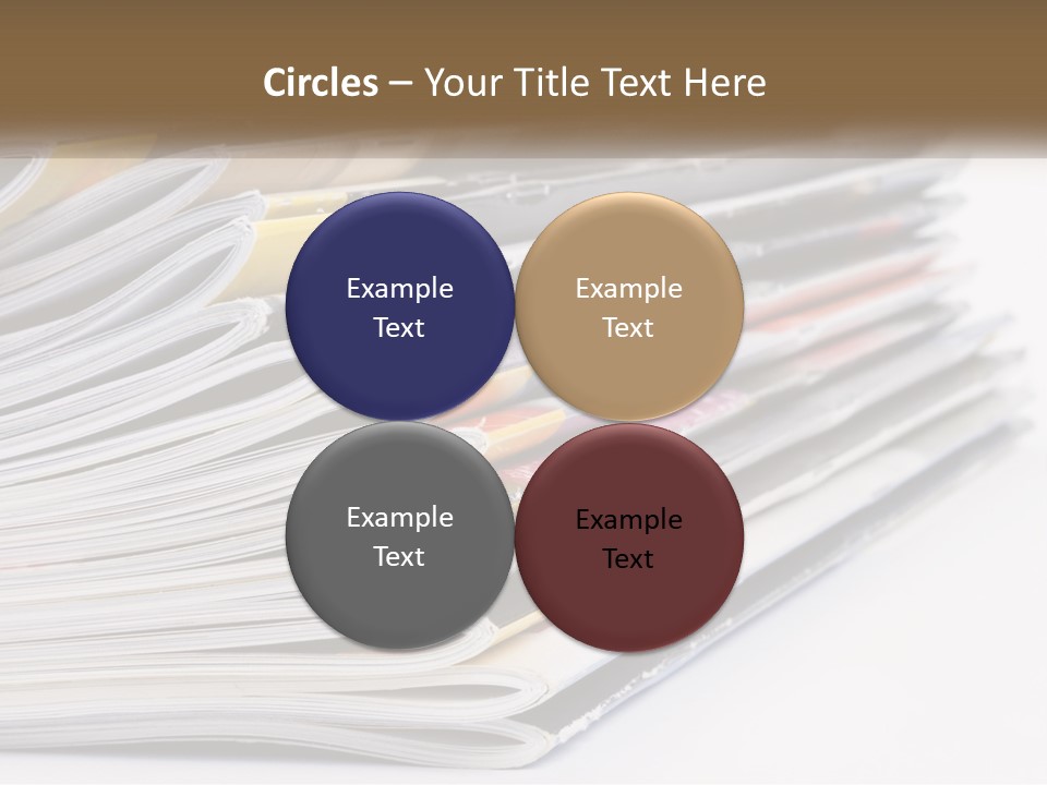 Magazine Leisure Learning PowerPoint Template