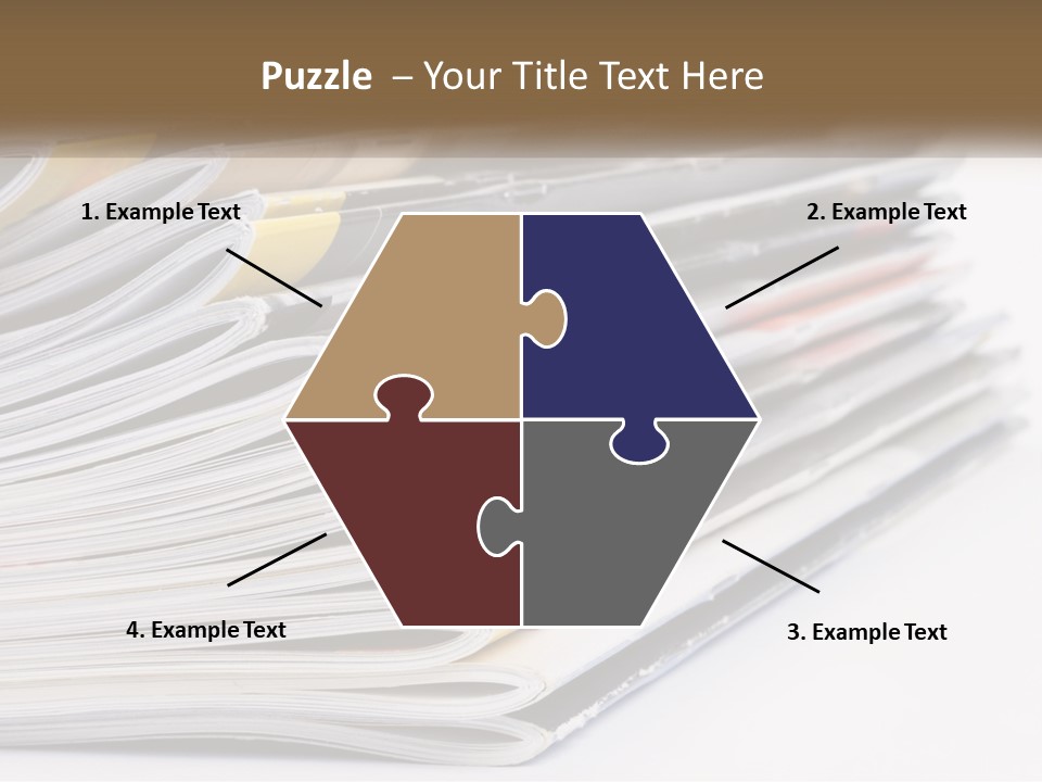 Magazine Leisure Learning PowerPoint Template