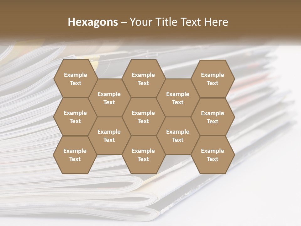 Magazine Leisure Learning PowerPoint Template