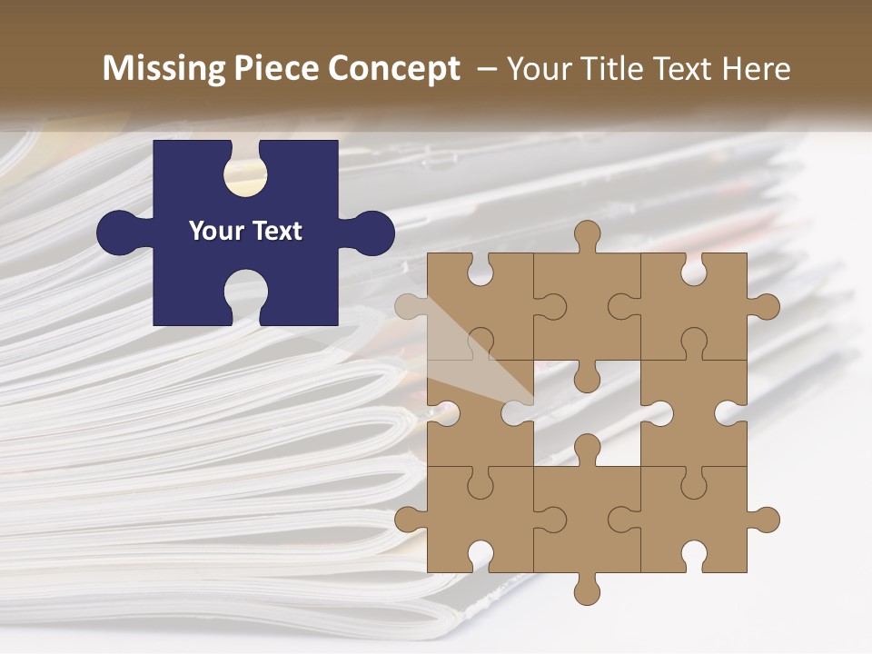 Magazine Leisure Learning PowerPoint Template