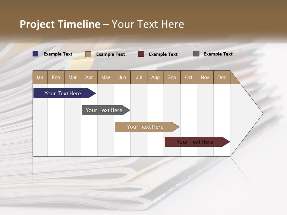 Magazine Leisure Learning PowerPoint Template