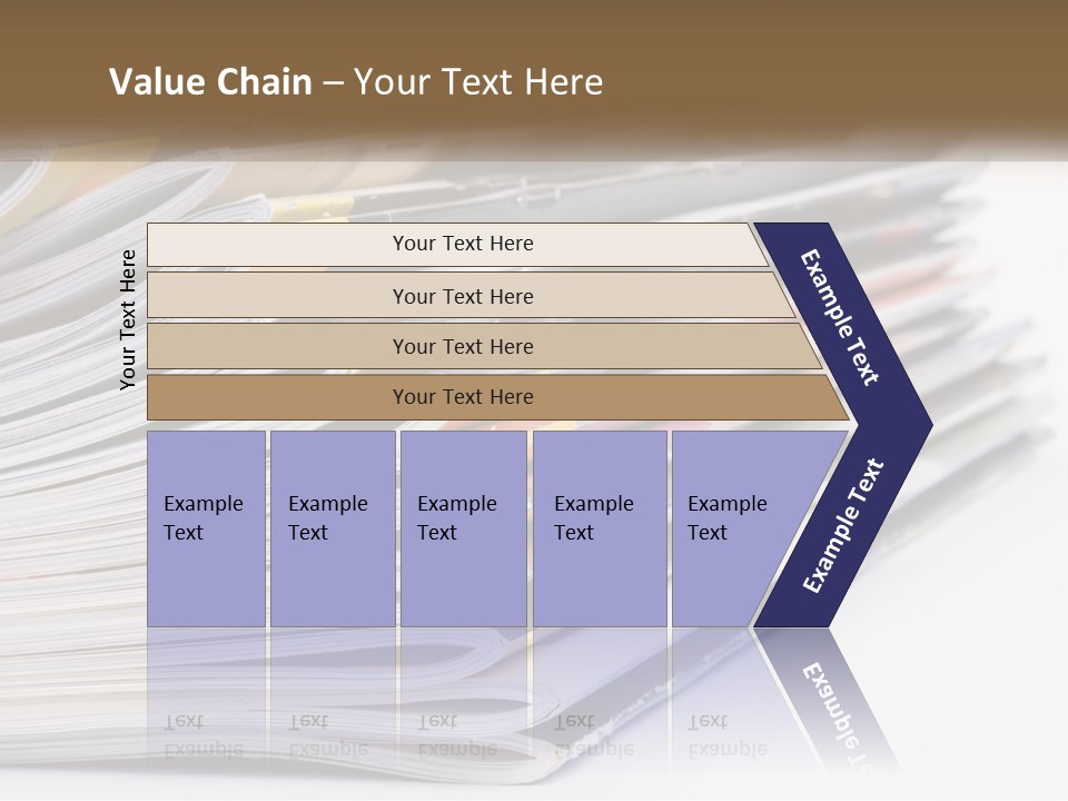 Magazine Leisure Learning PowerPoint Template