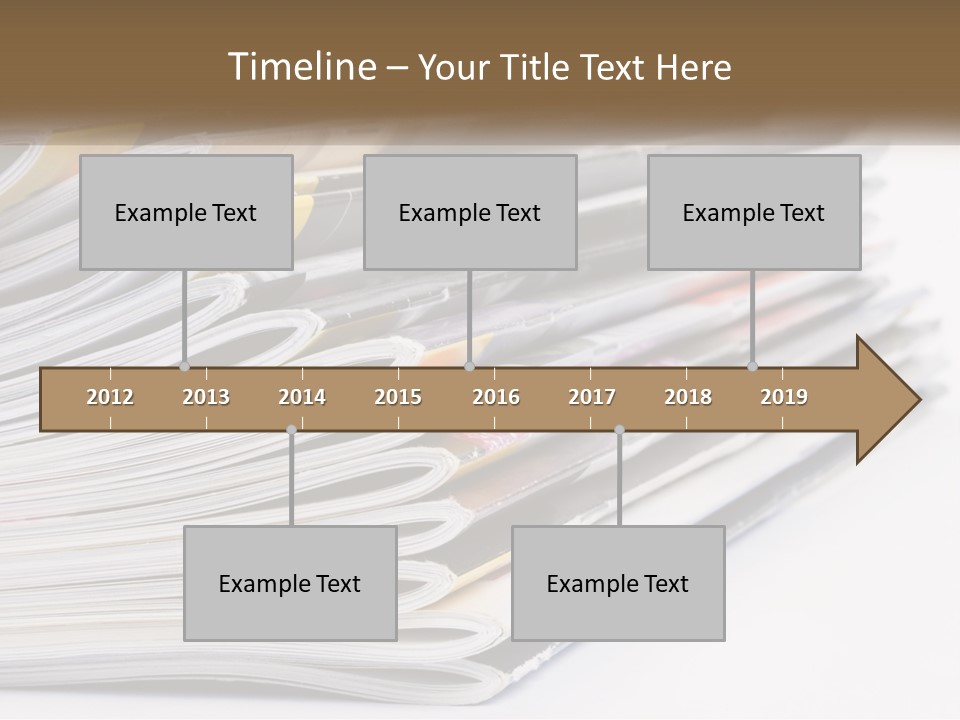Magazine Leisure Learning PowerPoint Template