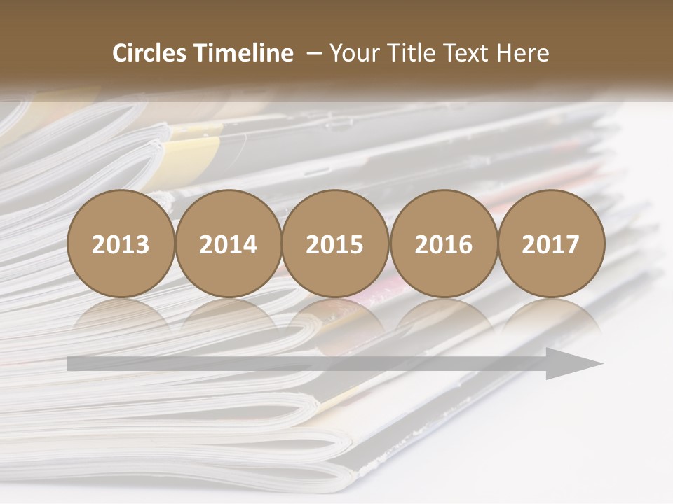 Magazine Leisure Learning PowerPoint Template