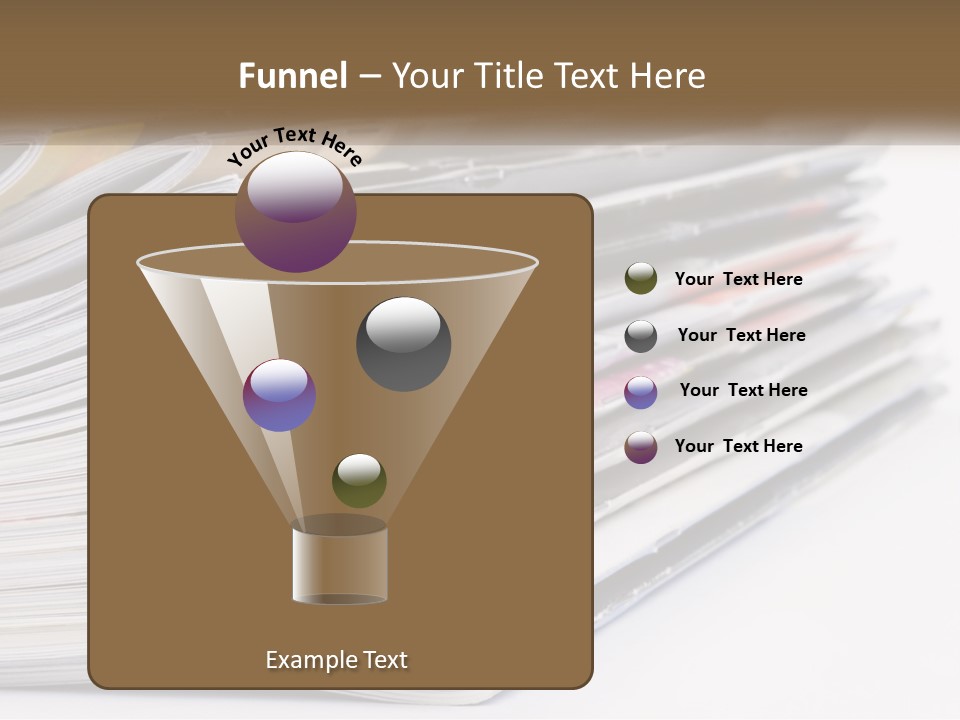 Magazine Leisure Learning PowerPoint Template