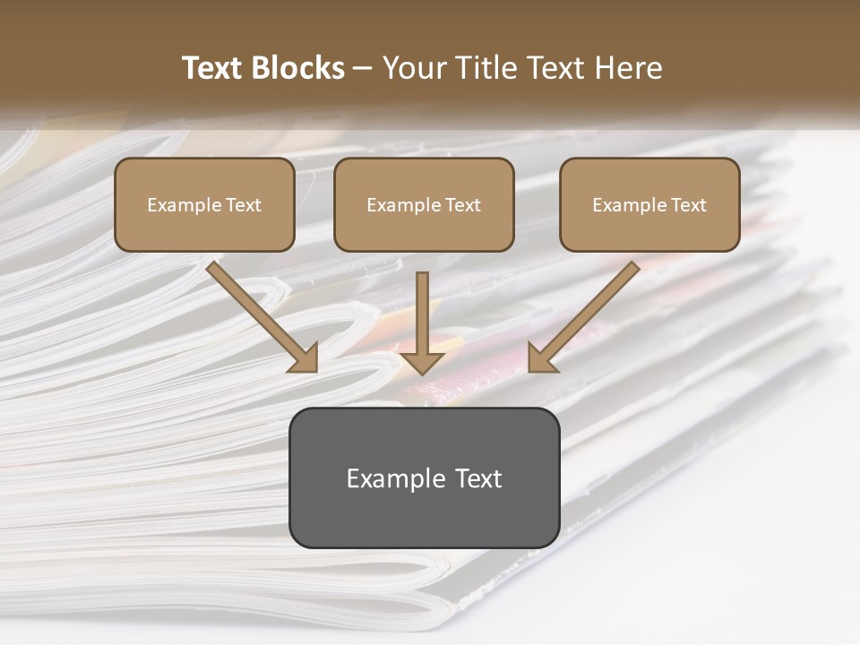 Magazine Leisure Learning PowerPoint Template