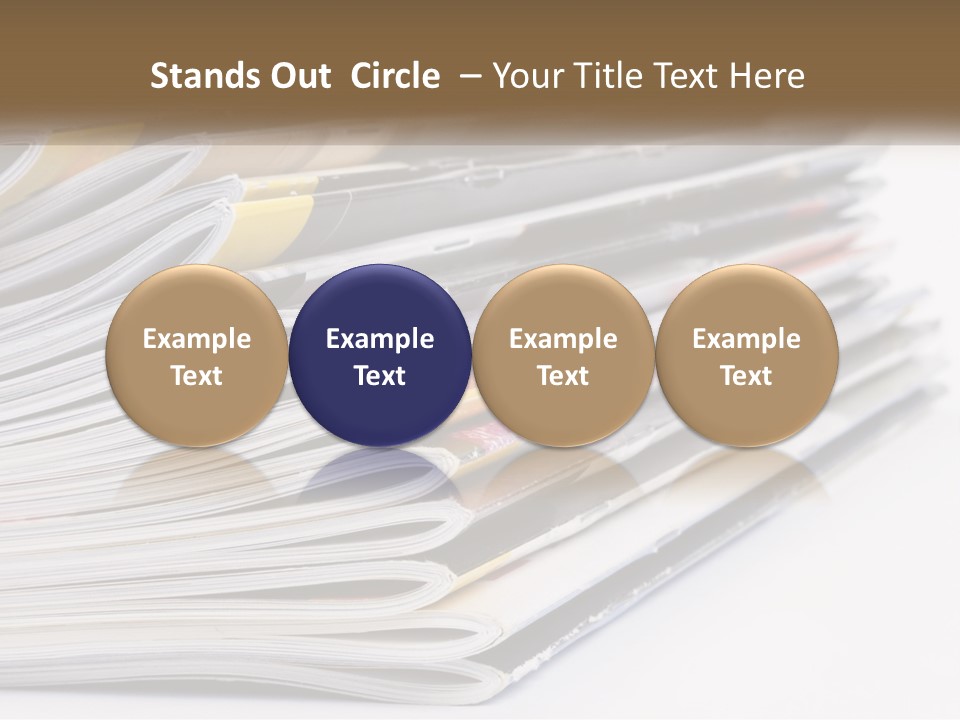 Magazine Leisure Learning PowerPoint Template