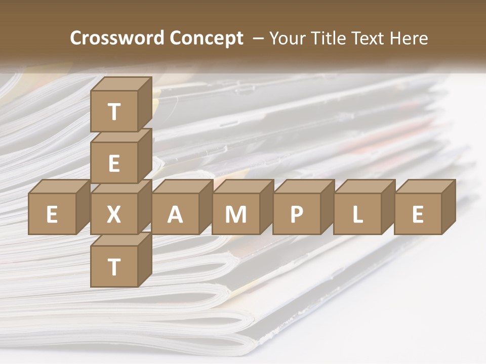 Magazine Leisure Learning PowerPoint Template