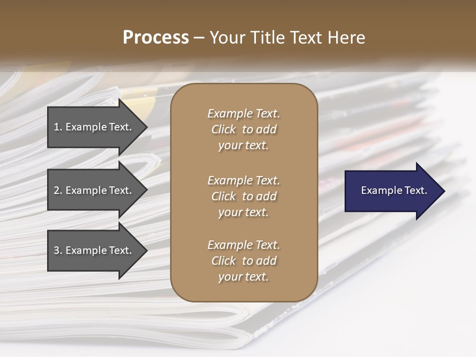 Magazine Leisure Learning PowerPoint Template