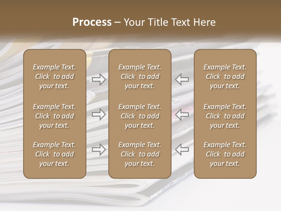 Magazine Leisure Learning PowerPoint Template