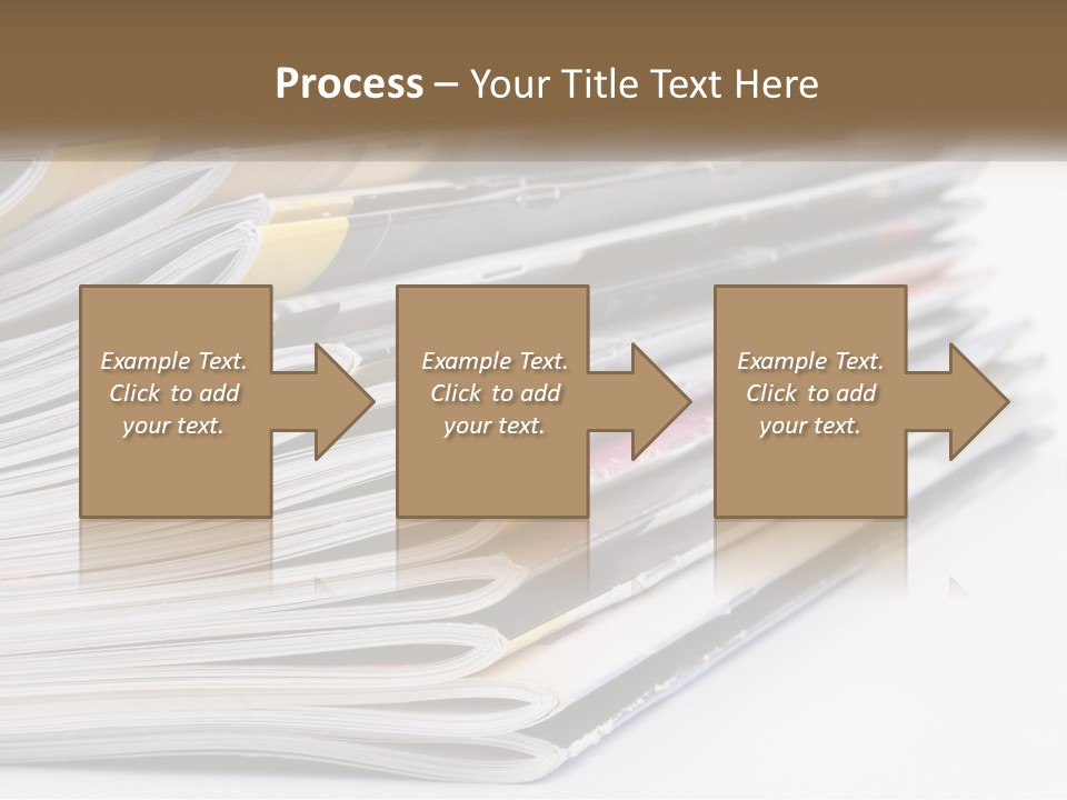 Magazine Leisure Learning PowerPoint Template