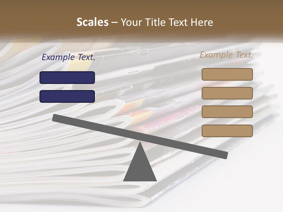 Magazine Leisure Learning PowerPoint Template
