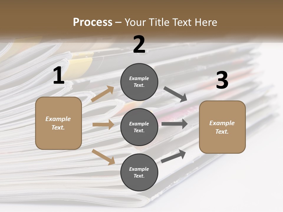 Magazine Leisure Learning PowerPoint Template