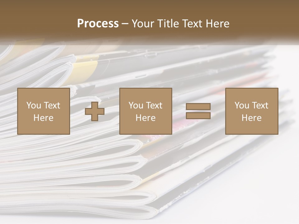 Magazine Leisure Learning PowerPoint Template