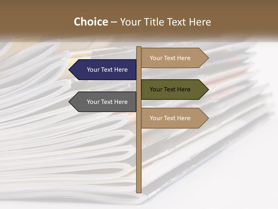 Magazine Leisure Learning PowerPoint Template