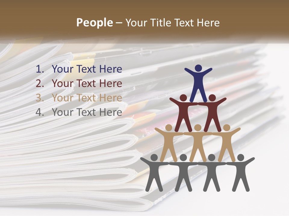 Magazine Leisure Learning PowerPoint Template