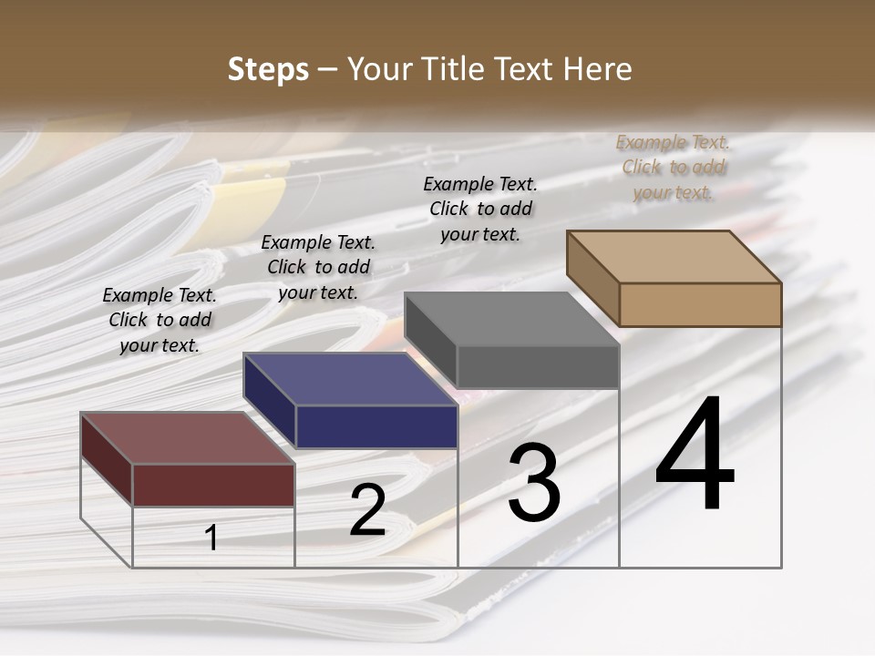 Magazine Leisure Learning PowerPoint Template