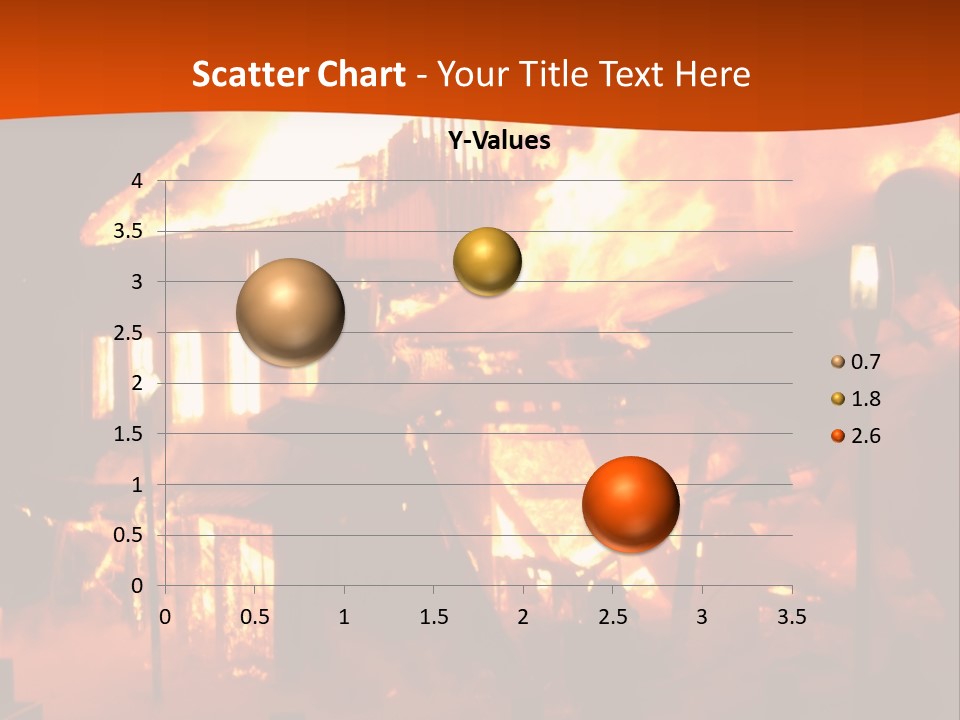 Building Hot Flame PowerPoint Template