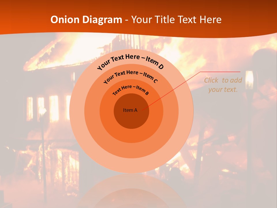 Building Hot Flame PowerPoint Template