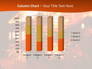 Building Hot Flame PowerPoint Template