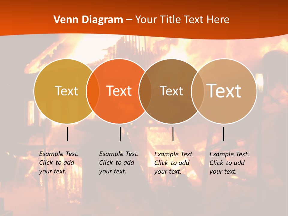 Building Hot Flame PowerPoint Template