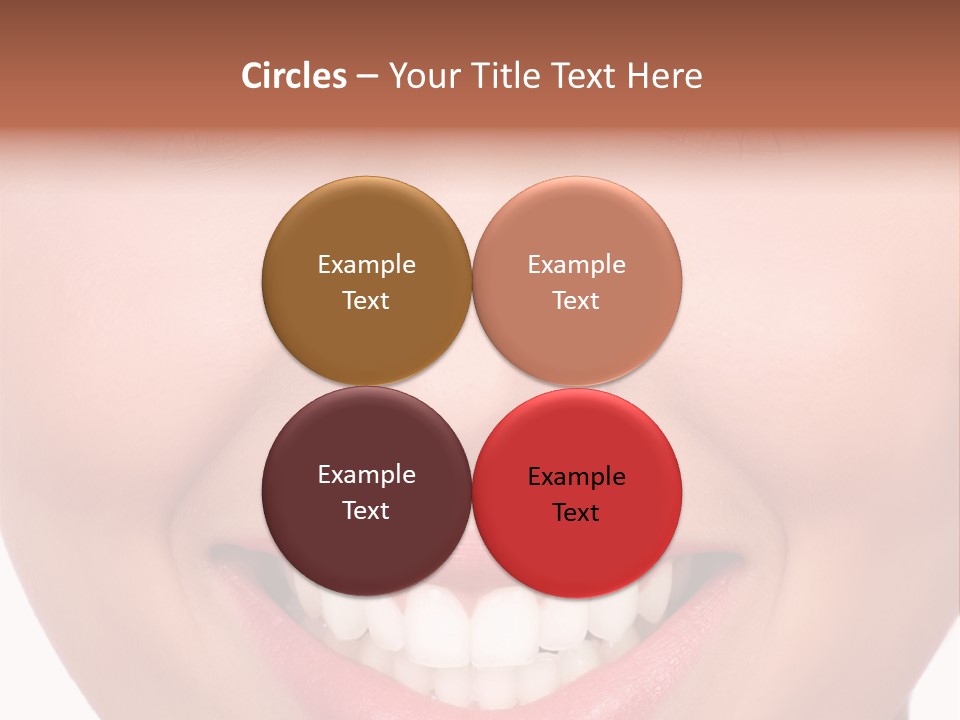 Beautiful Lips Pretty PowerPoint Template