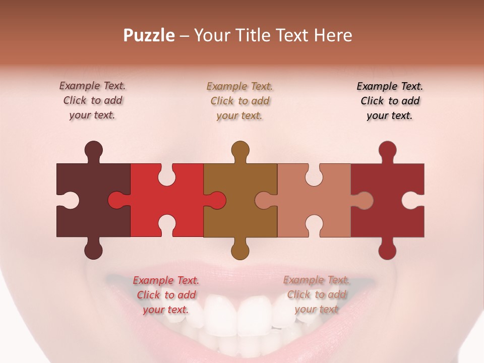 Beautiful Lips Pretty PowerPoint Template