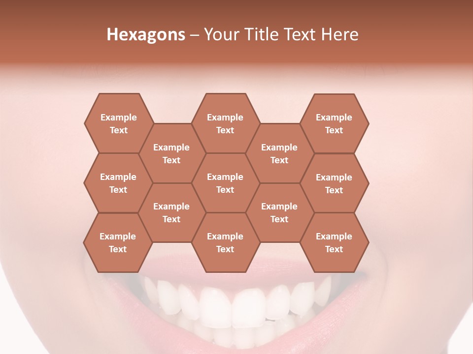 Beautiful Lips Pretty PowerPoint Template