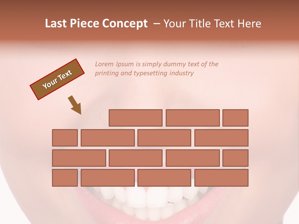 Beautiful Lips Pretty PowerPoint Template