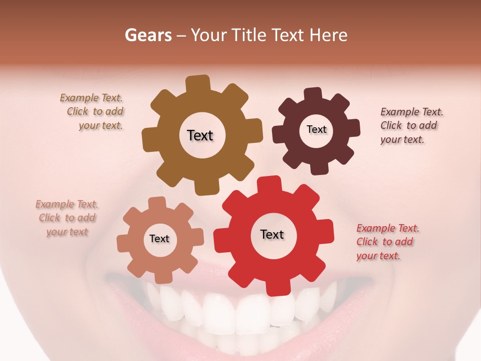 Beautiful Lips Pretty PowerPoint Template