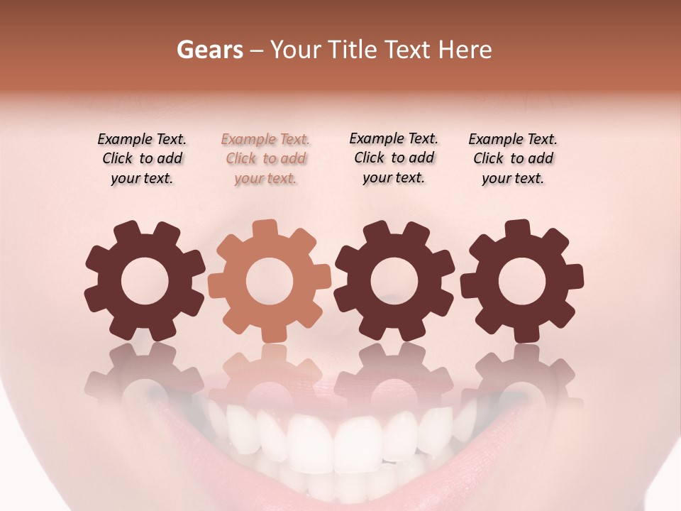 Beautiful Lips Pretty PowerPoint Template